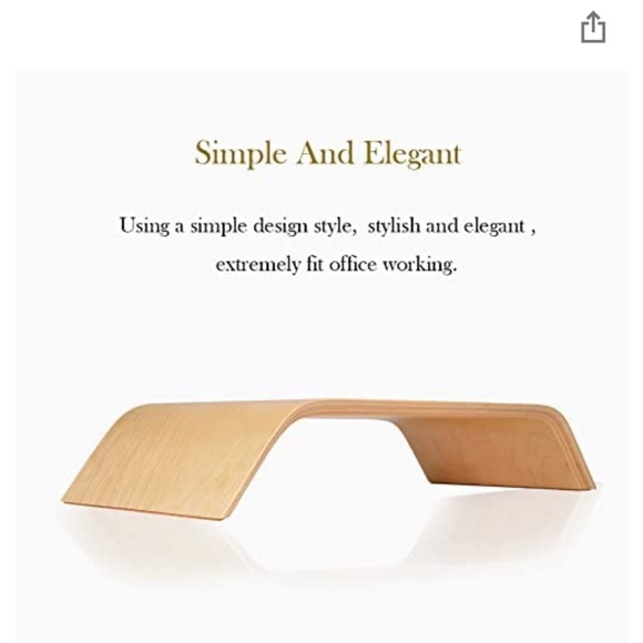 ๐ Monitor ๐ฅ Stand white birch ๐ณ color - Picture 3 of 8